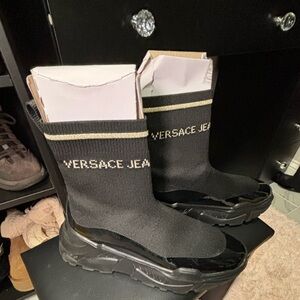 Versace couture boots